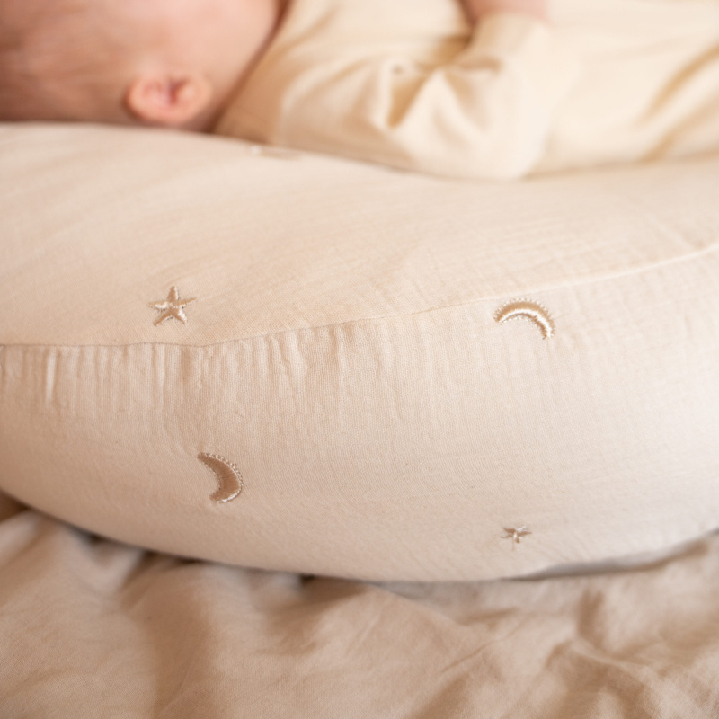 Relaxhoes sterrenhemel beige detail